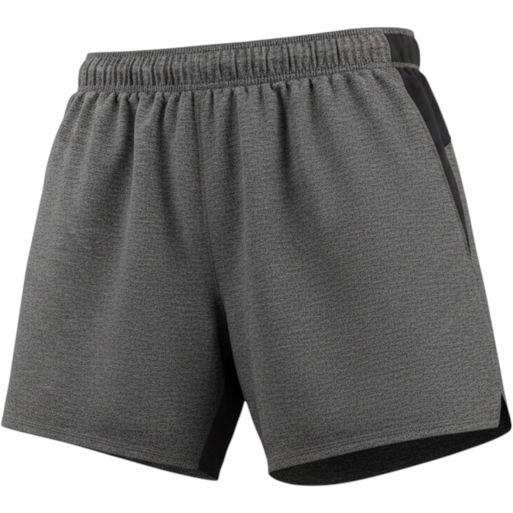 Lululemon Surge Short 6 Updated Heathered Texture Printed Greyt Deep Coal Large